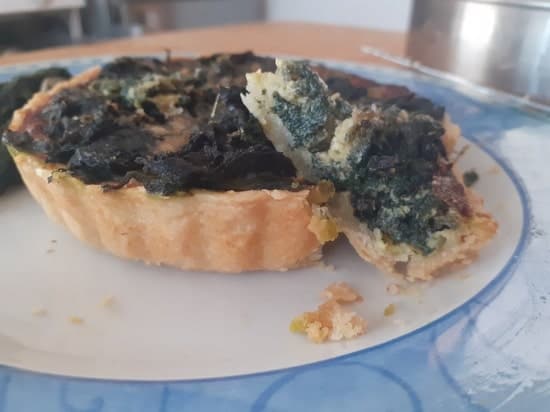 mini quiche ortiche e parmigiano